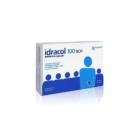 Valderma Idracol 100 BHC 20 capsule-Integratore per stomaco e intestino