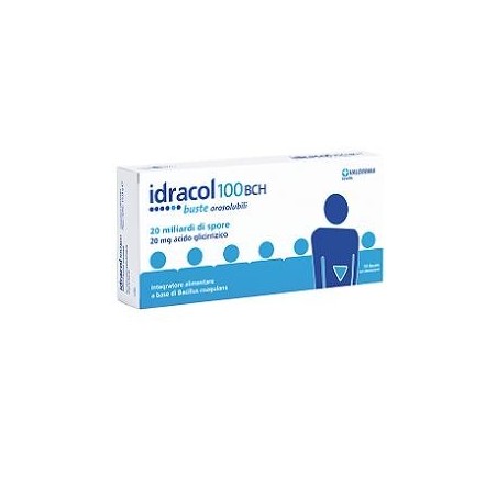 Valderma Idracol 100 BCH 10 bustine idrosolubili Valderma Idracol 100 BCH 10 bustine idrosolubili