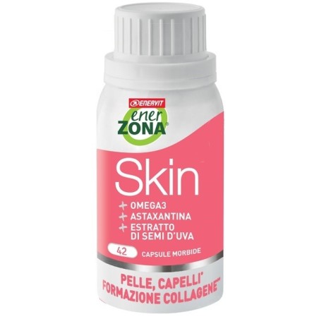 Enerzona Skin con Omega 3 integratore per pelle capelli formazione di collagene 42 capsule Enerzona Skin con Omega 3 integratore per pelle capelli formazione di collagene 42 capsule