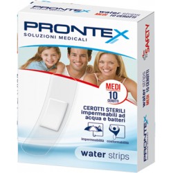 Safety Prontex Water Strips Cerotti sterili resistenti all'acqua medi 10 pezzi