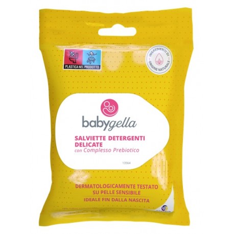 Babygella Prebiotic Salviettine Detergenti Delicate per bambini15 pezzi