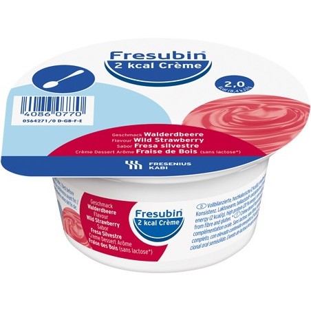 Fresenius Kabi Italia Fresubin 2kcal Crema gusto fragola per malnutrizione 4 x 125 g Fresenius Kabi Italia Fresubin 2kcal Crema gusto fragola per malnutrizione 4 x 125 g