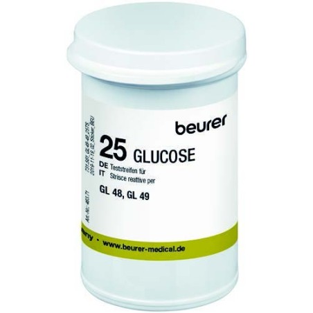 Beurer Stisce per la misurazione della glicemia GL48/GL49 25 pezzi Beurer Stisce per la misurazione della glicemia GL48/GL49 25 pezzi
