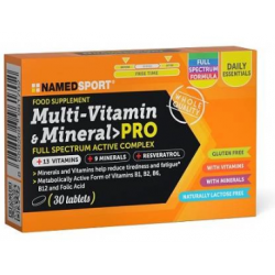 NamedSport Multi-Vitamins & Minerals Strong integratore multivitaminico 60 compresse