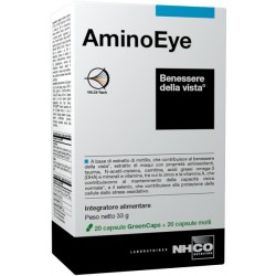 NHCO Aminoeye-Integratore per il benessere della vista 20 + 20 capsule