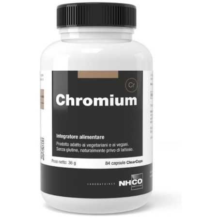 NHCO Chromium 84 capsule - Integratore per il controllo della glicemia NHCO Chromium 84 capsule - Integratore per il controllo della glicemia