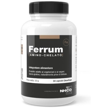 NHCO Ferrum 84 capsule - Integratore di ferro NHCO Ferrum 84 capsule - Integratore di ferro