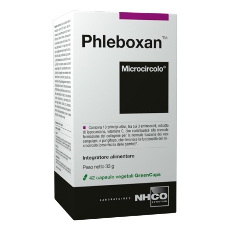NHCO Phleboxan 42 capsule - Integratore per il microcircolo NHCO Phleboxan 42 capsule - Integratore per il microcircolo