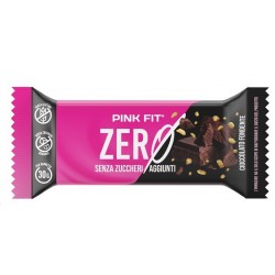 Confezione da 30 g di barretta Pink Fit Zero zuccheri aggiunti