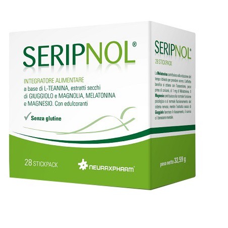 Seripnol integratore rilassante per sonno e umore 28 stickpack Seripnol integratore rilassante per sonno e umore 28 stickpack