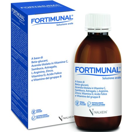 Nalkein Sa Fortimunal integratore per vie respiratorie soluzione orale 200 ml Nalkein Sa Fortimunal integratore per vie respiratorie soluzione orale 200 ml