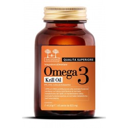Salugea Omega 3 Krill Oil integratore per funzione cardiaca 60 perle