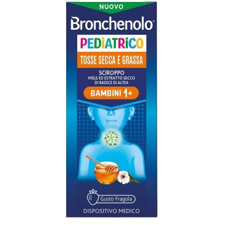 Bronchenolo Sciroppo Pediatrico per tosse secca e grassa nei bambini da 1 anno 120 ml Bronchenolo Sciroppo Pediatrico per tosse secca e grassa nei bambini da 1 anno 120 ml