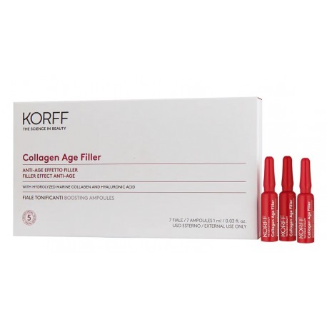 Korff Collagen Age Filler fiale tonificanti effetto anti-age 7 fiale