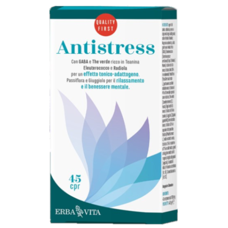 Erba Vita Antistress Solution integratore per stanchezza fisica e mentale 45 capsule Erba Vita Antistress Solution integratore per stanchezza fisica e mentale 45 capsule