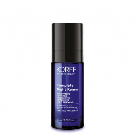 Korff Complete Night Renew Siero Rinnovatore Notturno per rigenerare la pelle del viso 30ml