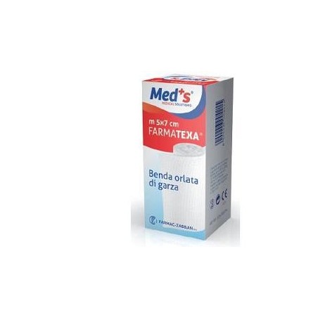 Farmatexa Benda Orlata per Medicazioni Auricolari 12/8 1x500 cm Farmatexa Benda Orlata per Medicazioni Auricolari 12/8 1x500 cm
