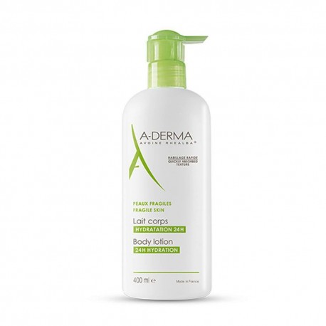 Aderma Latte corpo idratazione 24h per pelle delicata 400ml