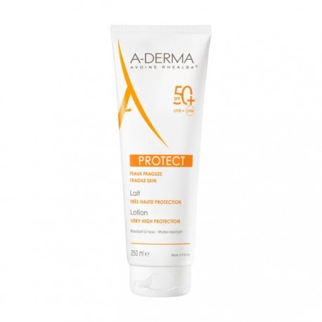 A-Derma Protect SPF 50+ Latte solare protezione alta 250ml