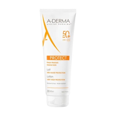 A-Derma Protect SPF 50+ Latte solare protezione alta 250ml A-Derma Protect SPF 50+ Latte solare protezione alta 250ml