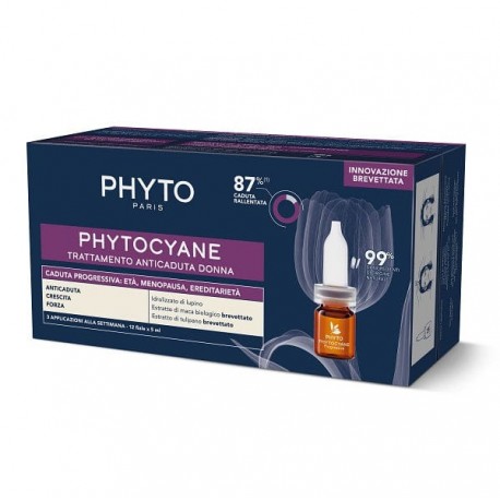 PHYTOCYANE FIALE DONNA CADUTA PROGRESSIVA 12 FIALE DA 5 ML