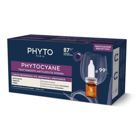 PHYTOCYANE FIALE DONNA CADUTA PROGRESSIVA 12 FIALE DA 5 ML PHYTOCYANE FIALE DONNA CADUTA PROGRESSIVA 12 FIALE DA 5 ML