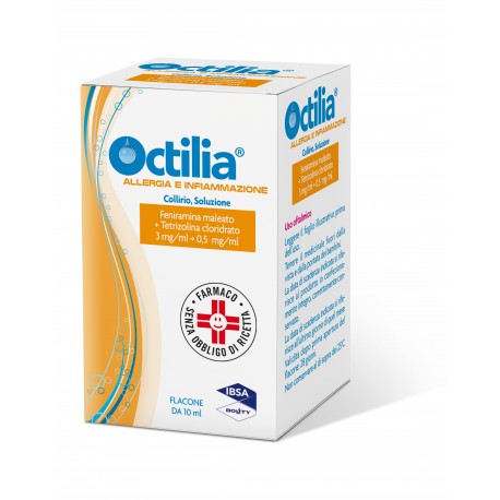 Ibsa Octilia Allergia e Infiammazione 3 mg/ml + 0,5 mg/ml soluzione collirio 10 ml