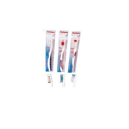 Forhans Spazzolino antiplacca setole dure con forma a onda 1 pezzo Forhans Spazzolino antiplacca setole dure con forma a onda 1 pezzo