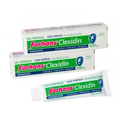 Forhans Clexidin gel dentale alla clorexidina 0,30% per uso topico igienizzante 30 ml