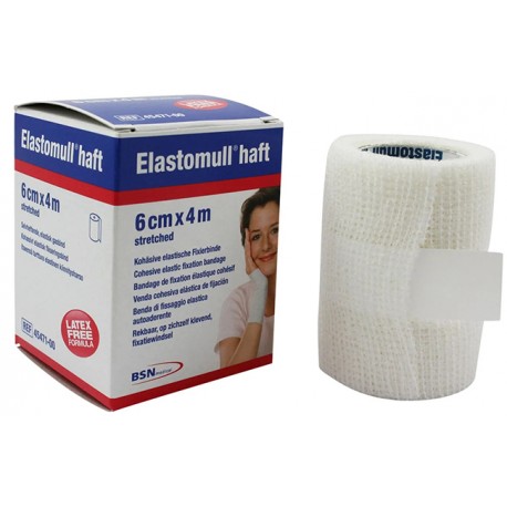 Benda Elastica Autoadesiva Elastomull Haft Blu 6 x 400 Cm