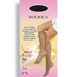 Solidea Miss Relax 70 Sheer Gambaletto velato elegante Avorio 2 M