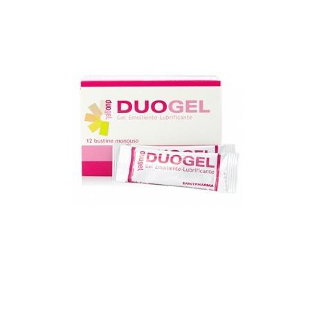 Duogel Gel intimo emolliente lubrificante deodorante per zone intime femminili 12 bustine monouso