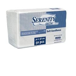 Serenity Skin Care Salviette TNT Soft Exellence soffici e delicate 30 x 38 cm 50 pezzi