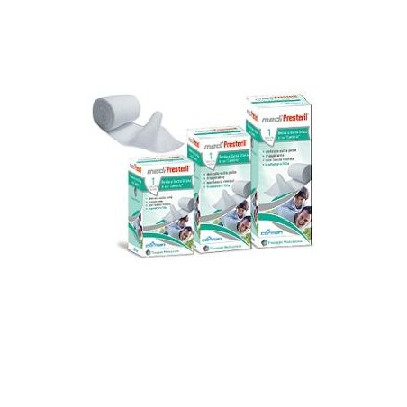 Medipresteril Benda di garza orlata di tipo Cambric per fissaggio di medicazioni m 5 x 10 cm Medipresteril Benda di garza orlata di tipo Cambric per fissaggio di medicazioni m 5 x 10 cm