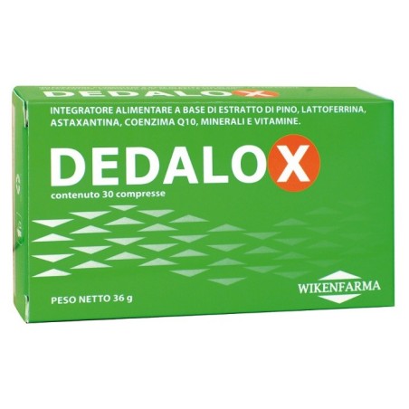 Wikenfarma Dedalox integratore antiossidante di lattoferrina 30 compresse Wikenfarma Dedalox integratore antiossidante di lattoferrina 30 compresse