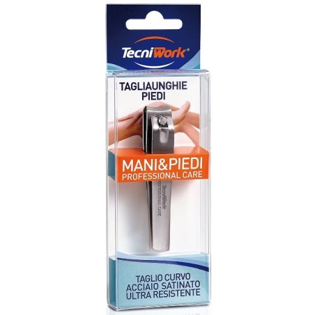 Tecniwork Tagliaunghie a taglio curvo per le unghie dei piedi ultra resistente 1 pezzo Tecniwork Tagliaunghie a taglio curvo per le unghie dei piedi ultra resistente 1 pezzo