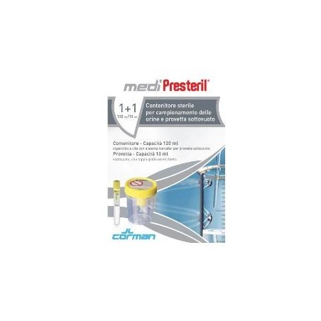 Medipresteril Contenitore Urina + Provetta per analisi Medipresteril Contenitore Urina + Provetta per analisi