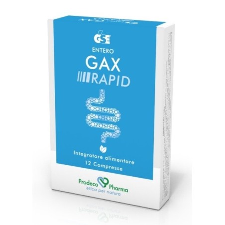 GSE Entero Gax Rapid integratore per regolare la motilità gastrointestinale 12 compresse GSE Entero Gax Rapid integratore per regolare la motilità gastrointestinale 12 compresse