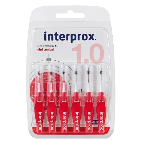 Dentaid Interprox miniconical scovolini interdentali 1.0 mm blister da 6 pezzi