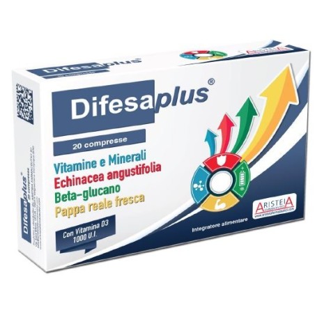 Aristeia Farmaceutici Difesaplus integratore per difese immunitarie 20 compresse Aristeia Farmaceutici Difesaplus integratore per difese immunitarie 20 compresse