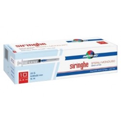 Master Aid Siringa Per Venipuntura Master-aid 2,5 Ml 10 Gauge 23 Pezzi