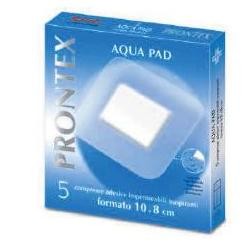 Prontex Aqua Pad Compressa adesiva trasparente ipoallergenica 10 x 8 cm 5 pezzi