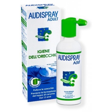 Audispray Adult 50 ml - Spray per la Rimozione del Cerume Quotidiana