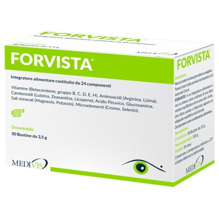 Doc Generici Forvista integratore per il benessere di occhi e vista 30 bustine Doc Generici Forvista integratore per il benessere di occhi e vista 30 bustine