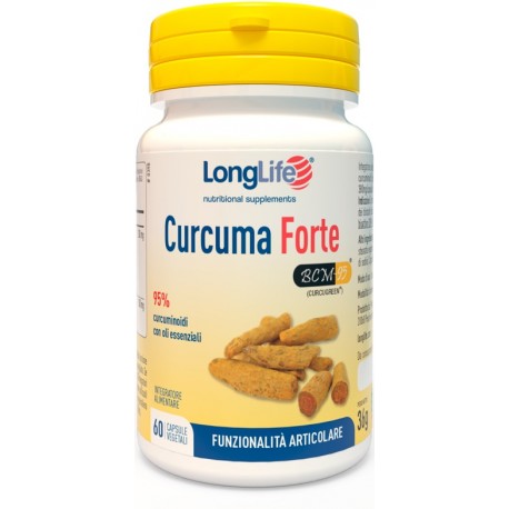 Longlife Curcuma Forte integratore per funzionalità articolare 60 capsule vegetali