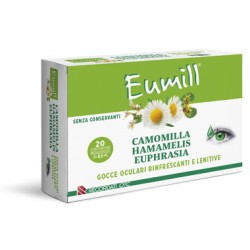 Eumill Gocce oculari per affaticamento ed arrossamento agli occhi 20 flaconcini monodose 0,5 ml