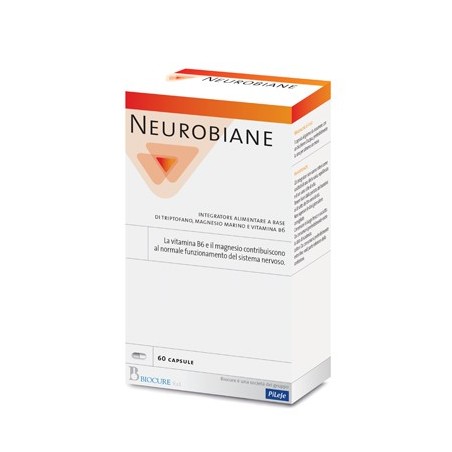 Biocure Neurobiane integratore per funzionamento del sistema nervoso 60 capsule Biocure Neurobiane integratore per funzionamento del sistema nervoso 60 capsule