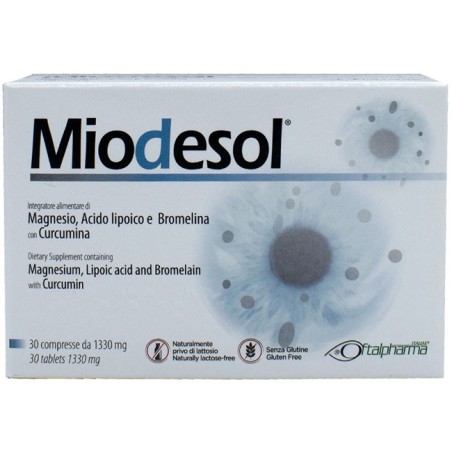 Oftalpharma Miodesol integratore per il benessere della vista 30 compresse Oftalpharma Miodesol integratore per il benessere della vista 30 compresse