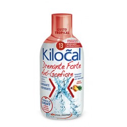 Kilocal Drenante Forte integratore anti gonfiore drenante gusto tropical 500 ml