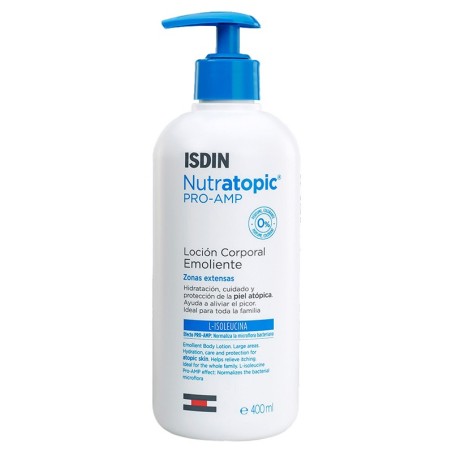 Isdin Nutratopic Pro-amp Lozione corpo protettiva pelle atopica 400 ml Isdin Nutratopic Pro-amp Lozione corpo protettiva pelle atopica 400 ml